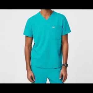 Rare Medium Teal Male figs scrub top.brand-new.. Also comes with original tags